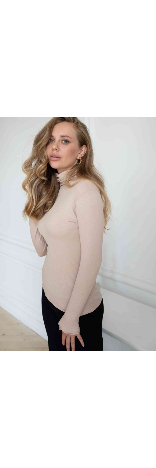 Longsleeve for women Kleo 3689 Barre beige  S-0