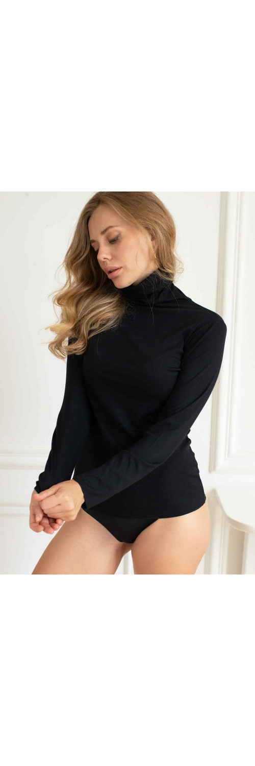 Longsleeve for women Kleo 3689 Barre black  S-1