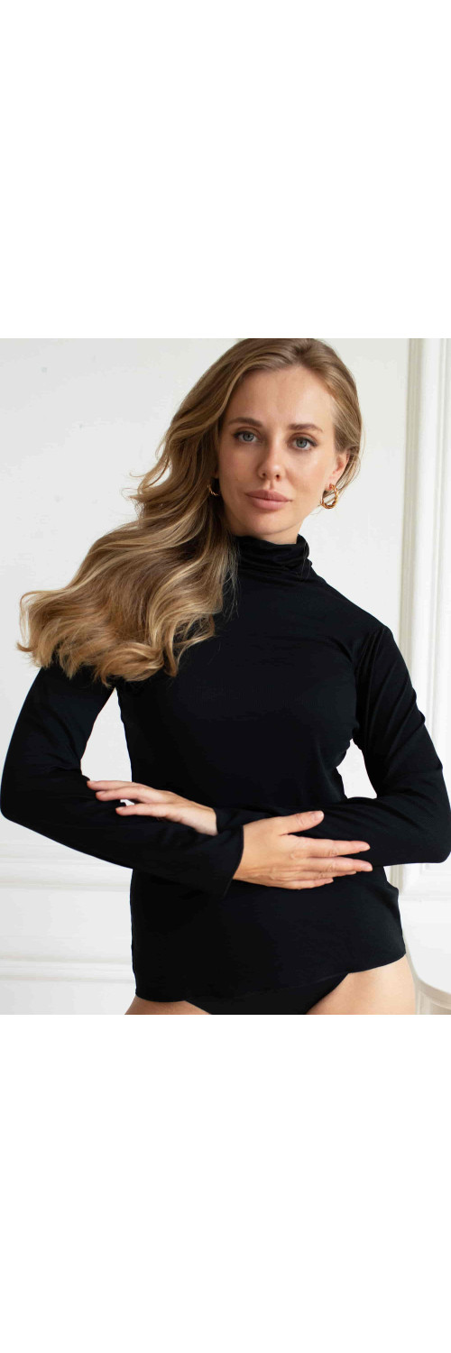 Longsleeve for women Kleo 3689 Barre black  S-3