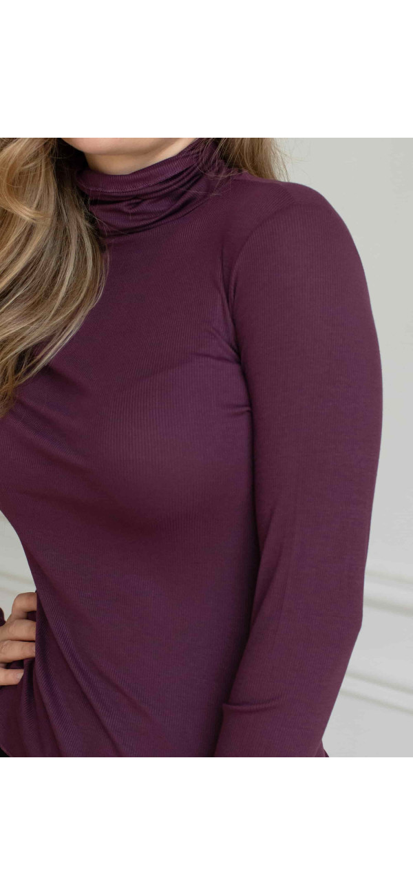 Longsleeve for women Kleo 3689 Barre violet-image