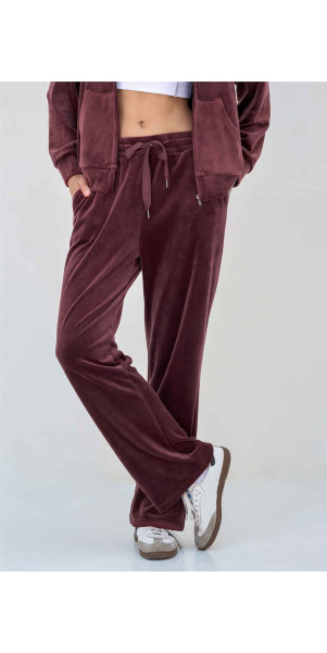 Брюки для жінок Naviale LH420-06 Brugge velour бургундій-image