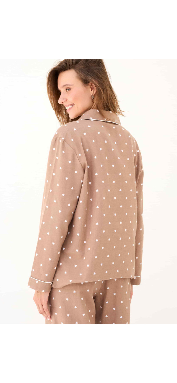 Shirt for women Naviale LH340-10 Love point caramel latte-image