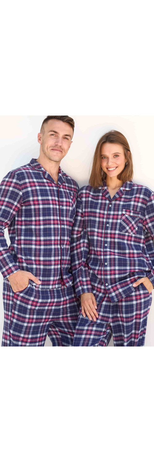 Longsleeve Naviale UH340-07 Scotch burgundy blue  XS-0