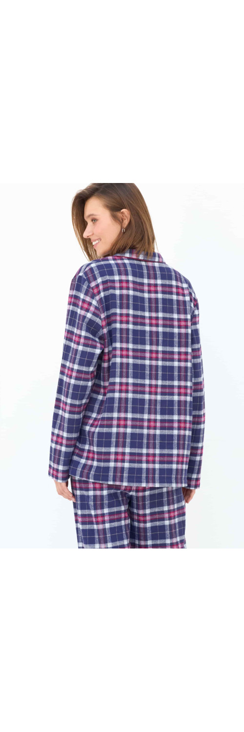 Longsleeve Naviale UH340-07 Scotch burgundy blue  XS-1