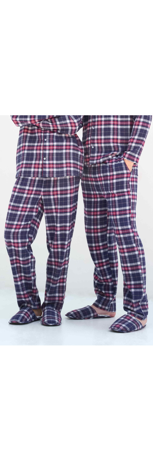 Pants Naviale UH420-07 Scotch burgundy blue  M-0