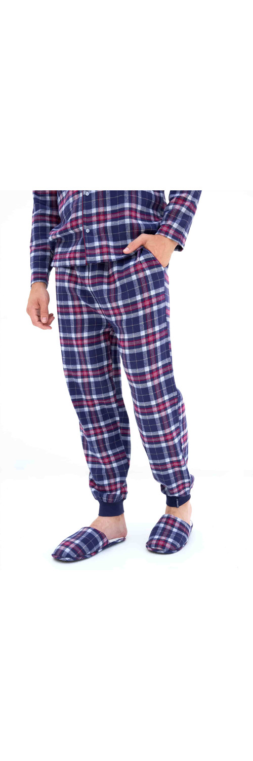 Pants Naviale UH421-07 Scotch burgundy blue  XL-0