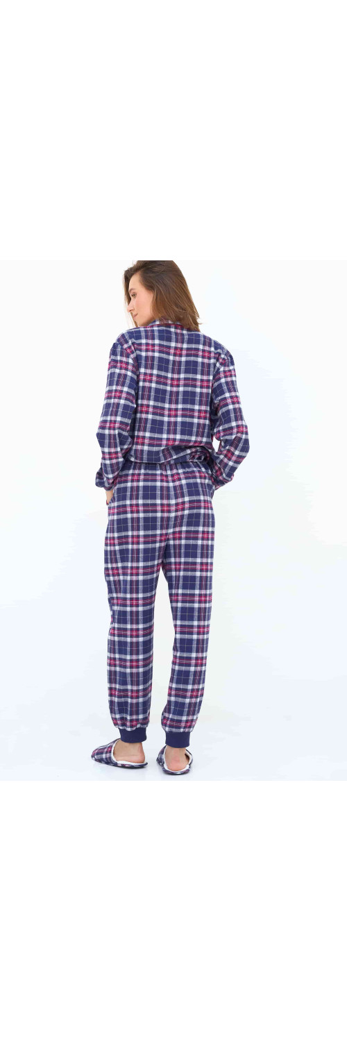 Pants Naviale UH421-07 Scotch burgundy blue  XL-1