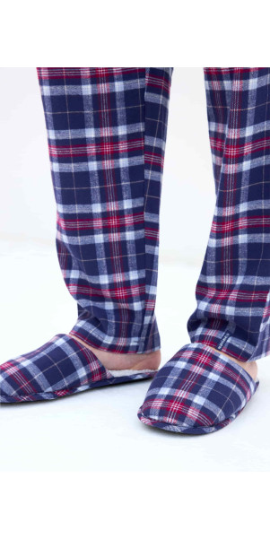 Slippers Naviale UH581-07 Scotch burgundy blue-image