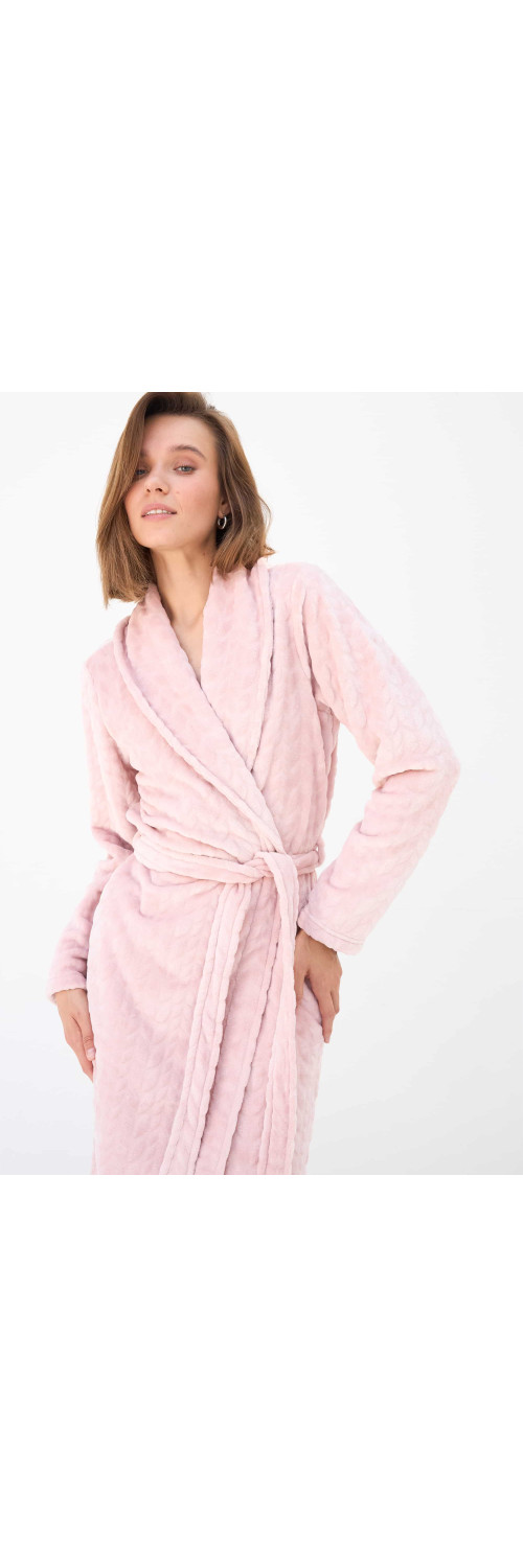 Bathrobe for women Naviale LH561-11 Tyrol sandy pink  XS-1