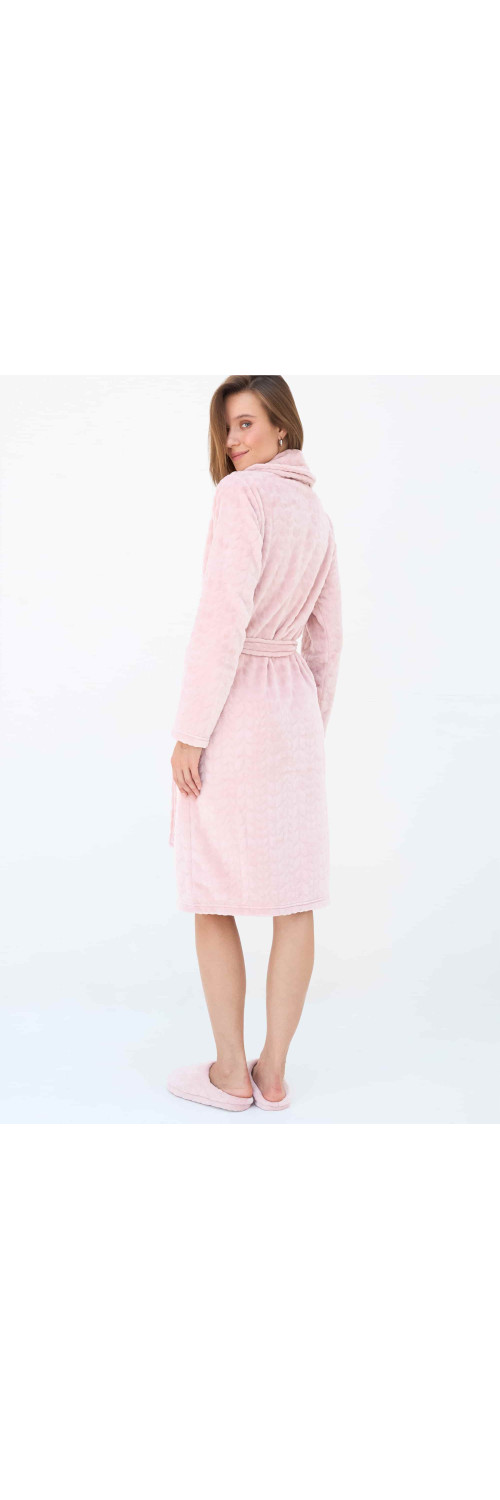 Bathrobe for women Naviale LH561-11 Tyrol sandy pink  XS-2