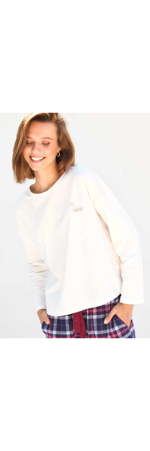 Longsleeve for women Naviale LH340-02 Grasse milk  M-0