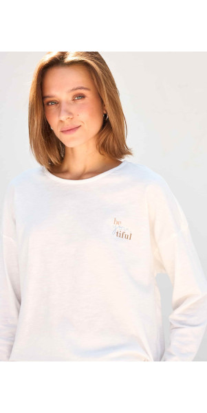 Longsleeve for women Naviale LH340-02 Grasse milk-image