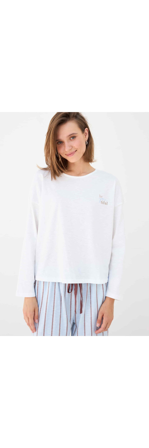 Longsleeve for women Naviale LH340-02 Grasse milk  M-1