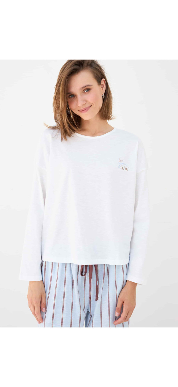 Longsleeve for women Naviale LH340-02 Grasse milk-image