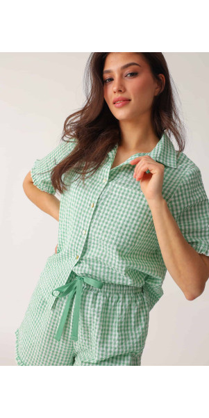 Blouse for women Naviale LH340-15 New zeland mint-image