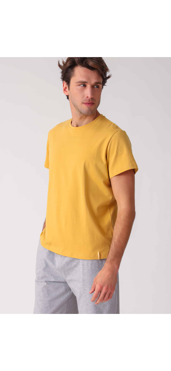 Футболка для чоловіків Naviale MH320-04 Regular man charlie бронзова охра-image