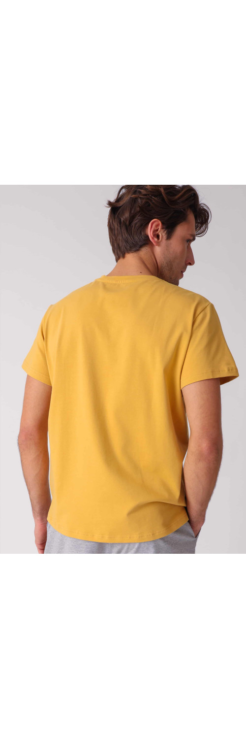 T-shirt for men Naviale MH320-04 Regular man charlie bronze ocher  L-1