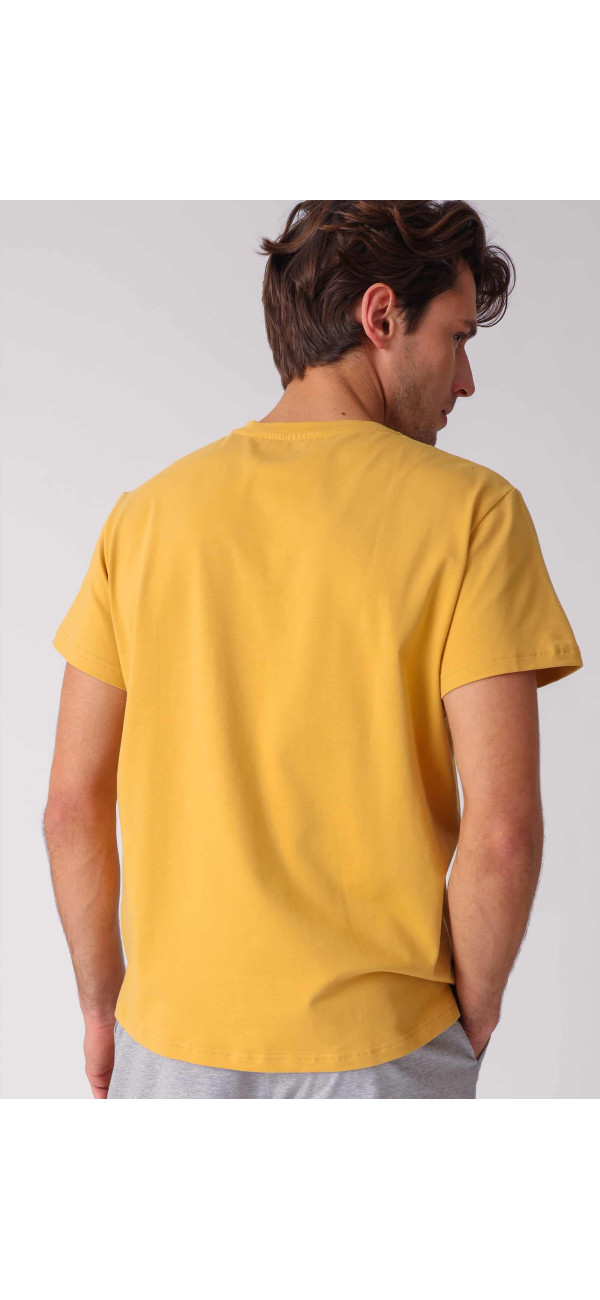 T-shirt for men Naviale MH320-04 Regular man charlie bronze ocher-image