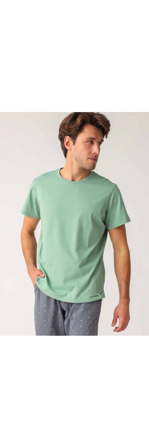 T-shirt for men Naviale MH320-05 Regular man charlie aqua  S-0
