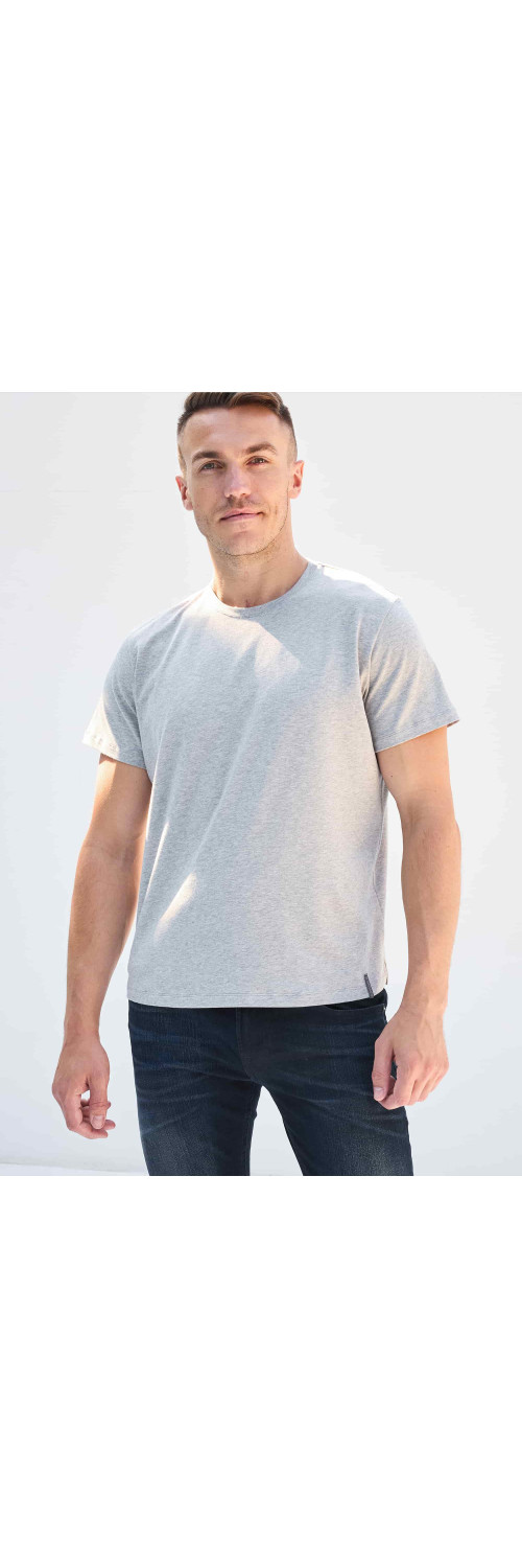 T-shirt for men Naviale MH320-06 Regular man charlie melange  M-0