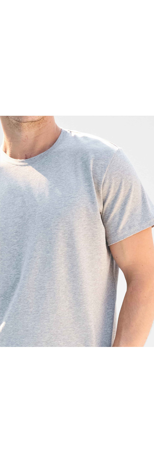 T-shirt for men Naviale MH320-06 Regular man charlie melange  M-2