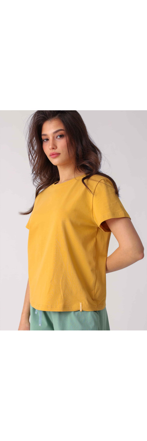 T-shirt for women Naviale LH320-04 Regular lady lima bronze ocher  M-0