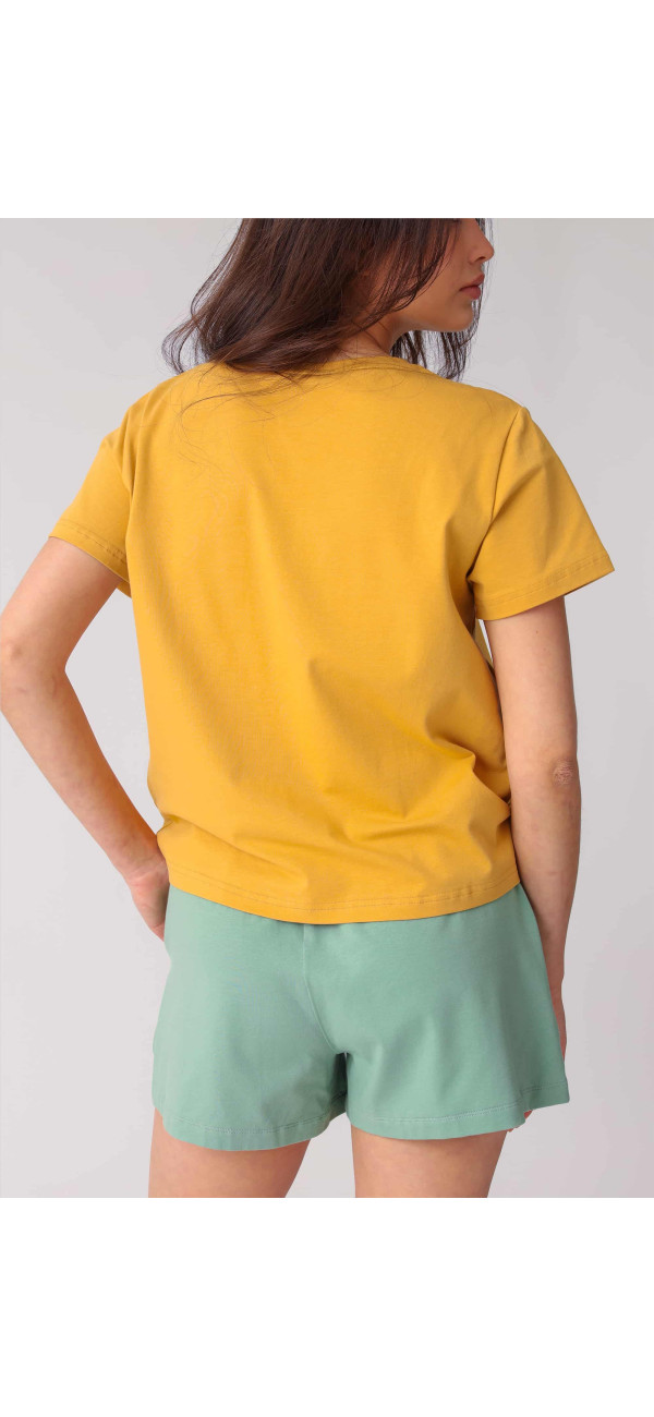 T-shirt for women Naviale LH320-04 Regular lady lima bronze ocher-image