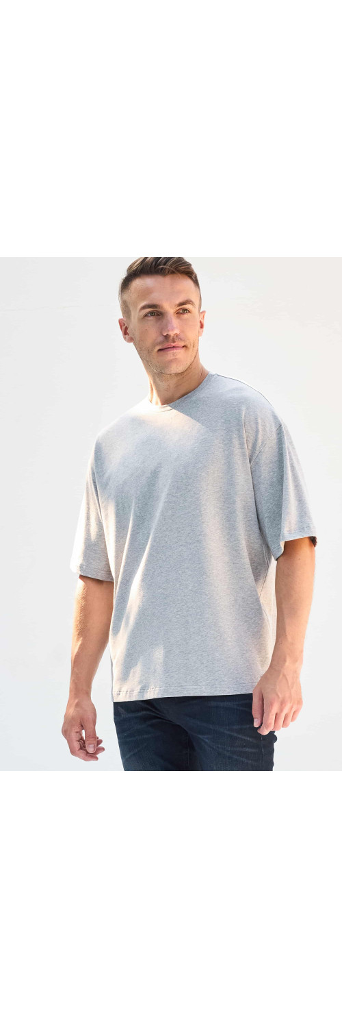 T-shirt unisex Naviale UH320-06 Oversize unisex delta melange  S-4