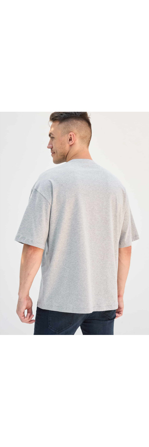 T-shirt unisex Naviale UH320-06 Oversize unisex delta melange  S-5