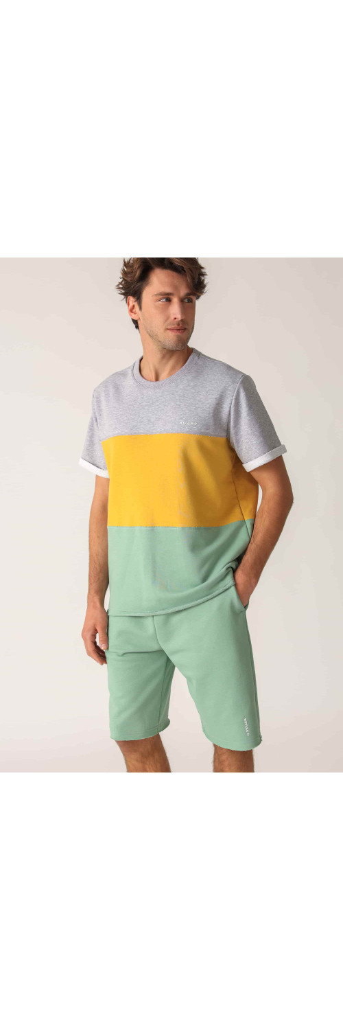 Shorts for men Naviale MH403-04 Houston aqua  S-3