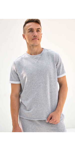 T-shirt for men Naviale MH322-05 Houston melange-image