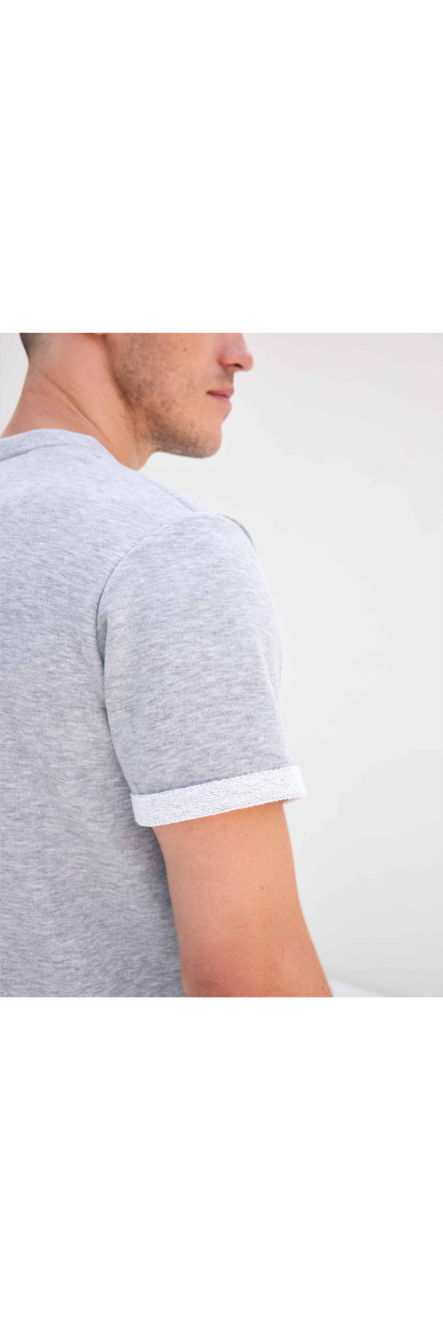 T-shirt for men Naviale MH322-05 Houston melange  S-2