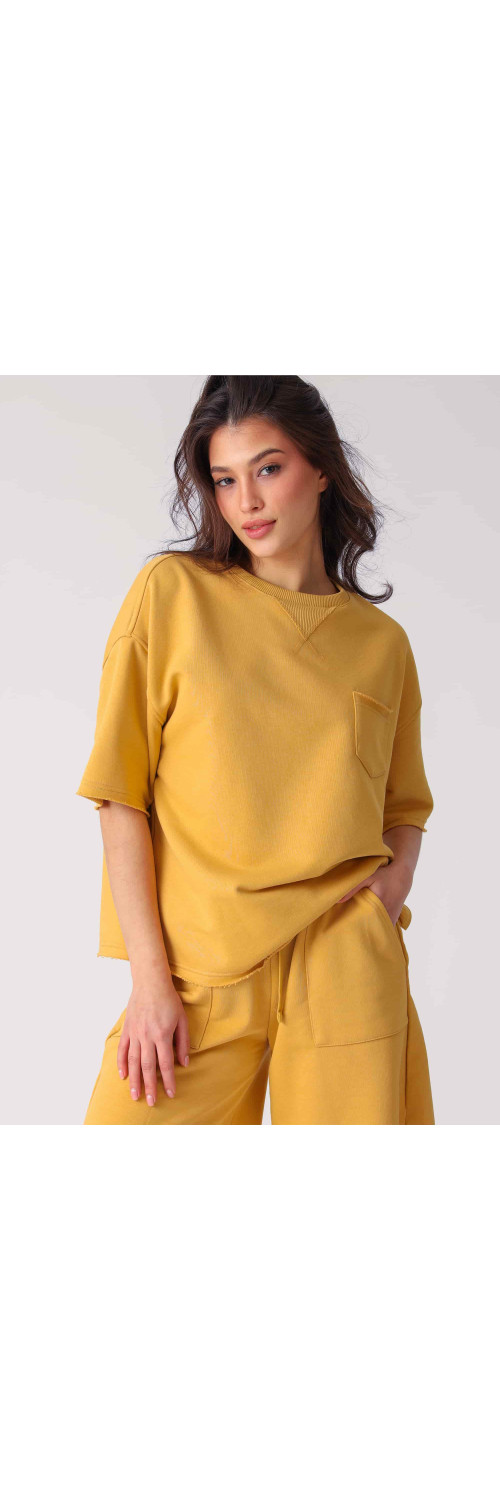 T-shirt for women Naviale LH322-03 Malibu bronze ocher  XS-0