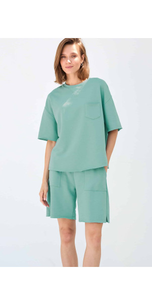 T-shirt for women Naviale LH322-04 Malibu aqua-image