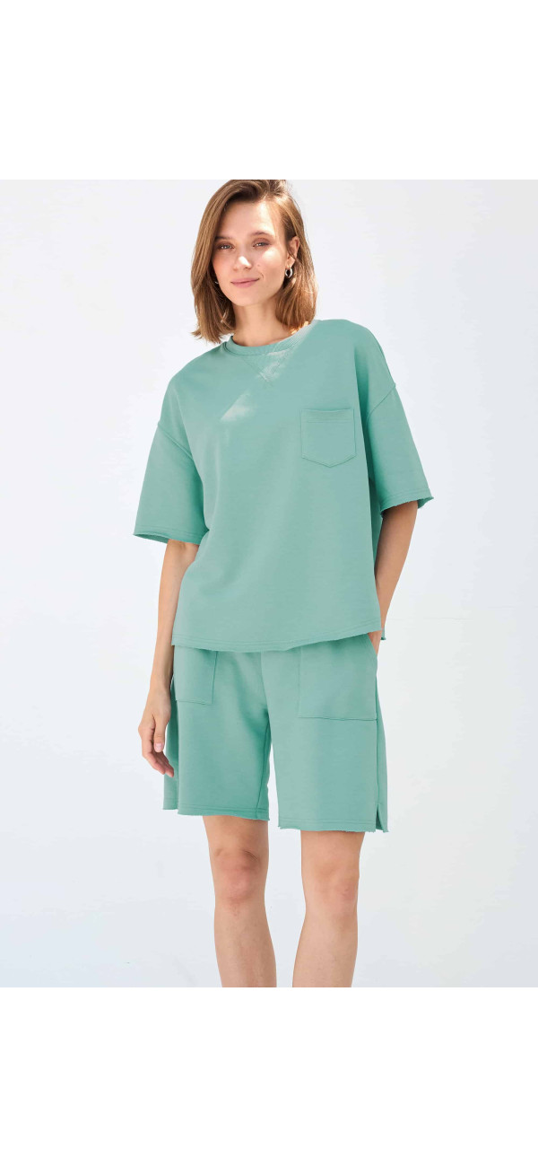 T-shirt for women Naviale LH322-04 Malibu aqua-image