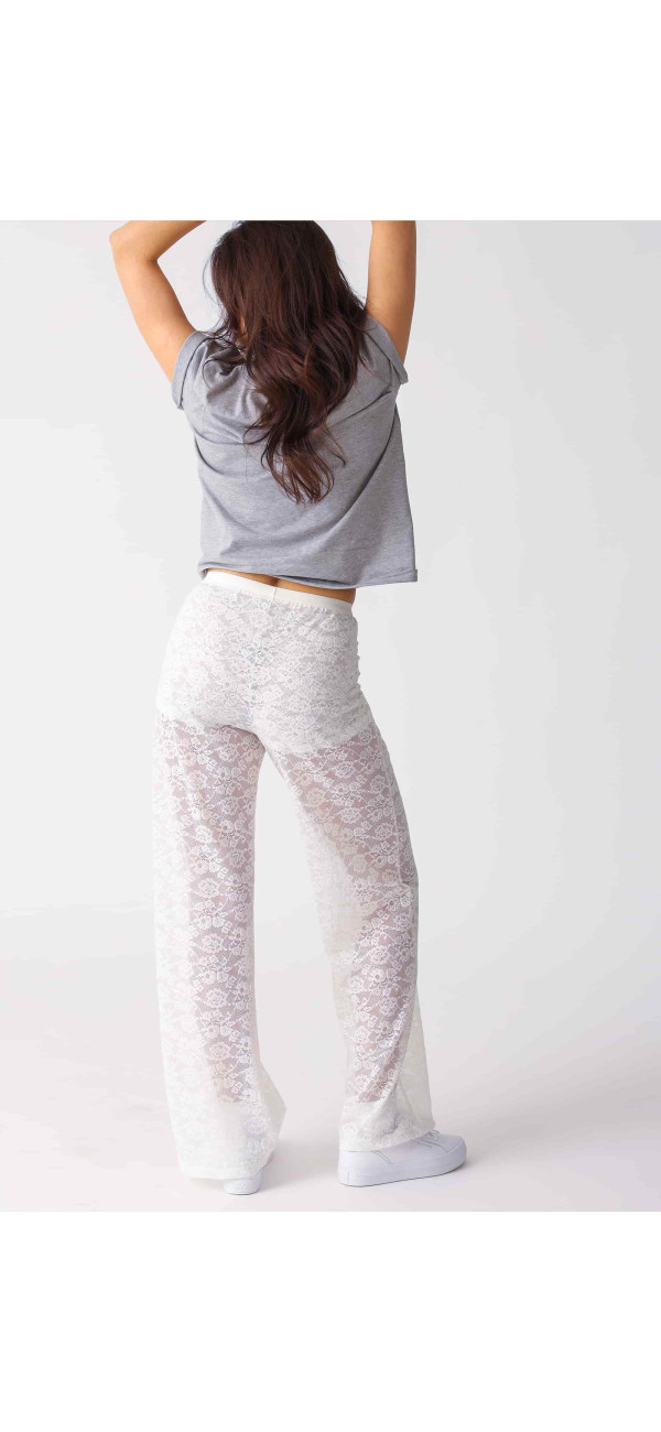 Pants for women Naviale LH420-09 Arabeska antique white-image