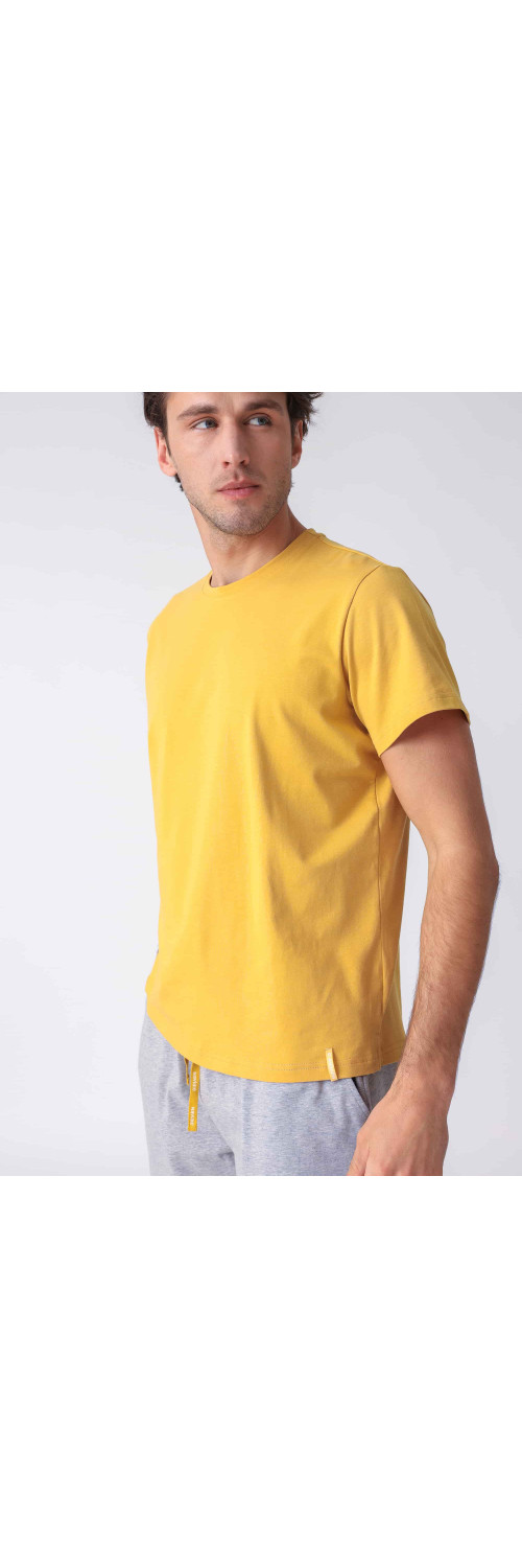 T-shirt for men Naviale MH529-01 Jungle bronze ocher  S-0