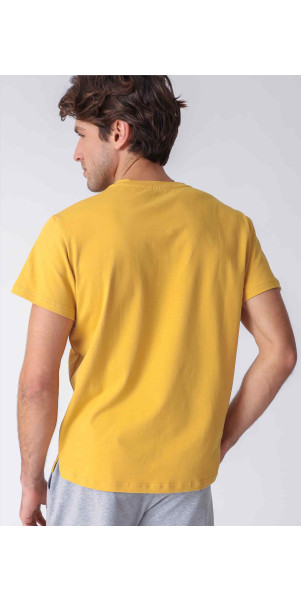 T-shirt for men Naviale MH529-01 Jungle bronze ocher-image