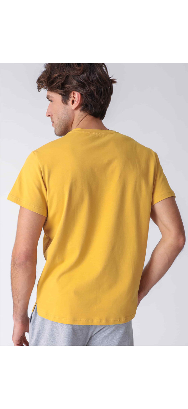 T-shirt for men Naviale MH529-01 Jungle bronze ocher-image