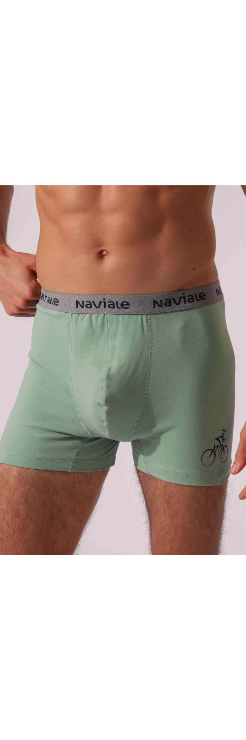 Труси боксери для чоловіків Naviale MU222-04 Oscar аква/меланж XL-0
