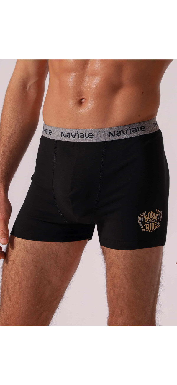 Underpants for men Naviale MU222-05 Oscar bronze ochre/black-image