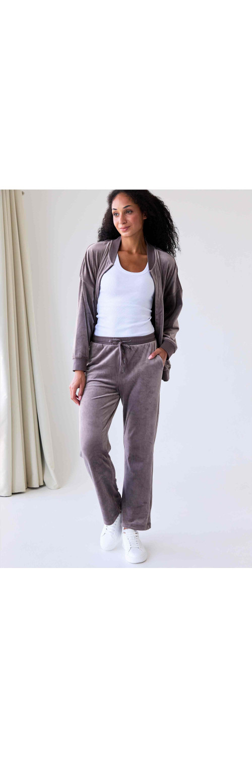 Pants for women Naviale LH420-21 Brugge velour сhocolate musc  M-3