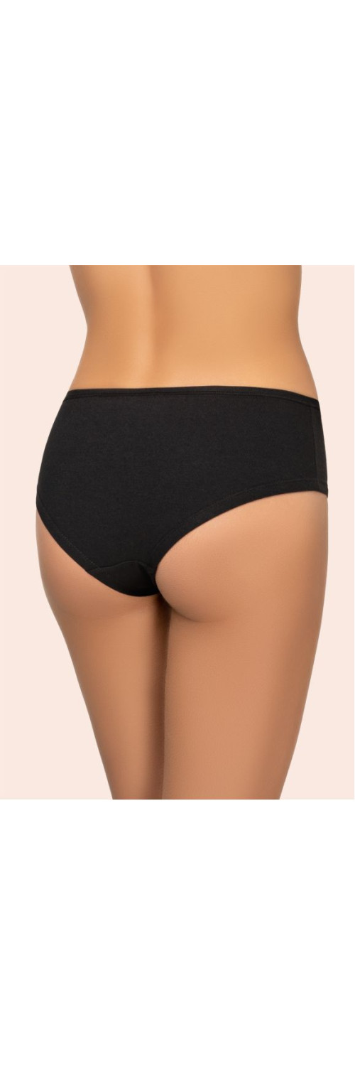 Труси шорти для жінок Kleo 132 С Cotton 2 од. чорний/чорний S-1