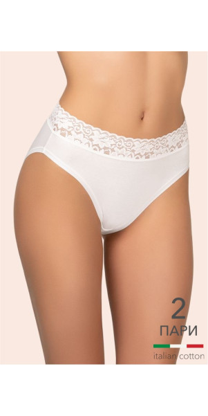 Труси сліпи для жінок Kleo 142 C Cotton 2 од. антично-білий/антично-білий-image
