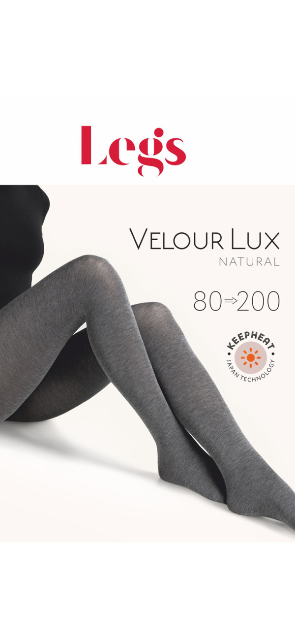 Warm tights for women Legs 615 Velour lux 80=200 80 den melange-image