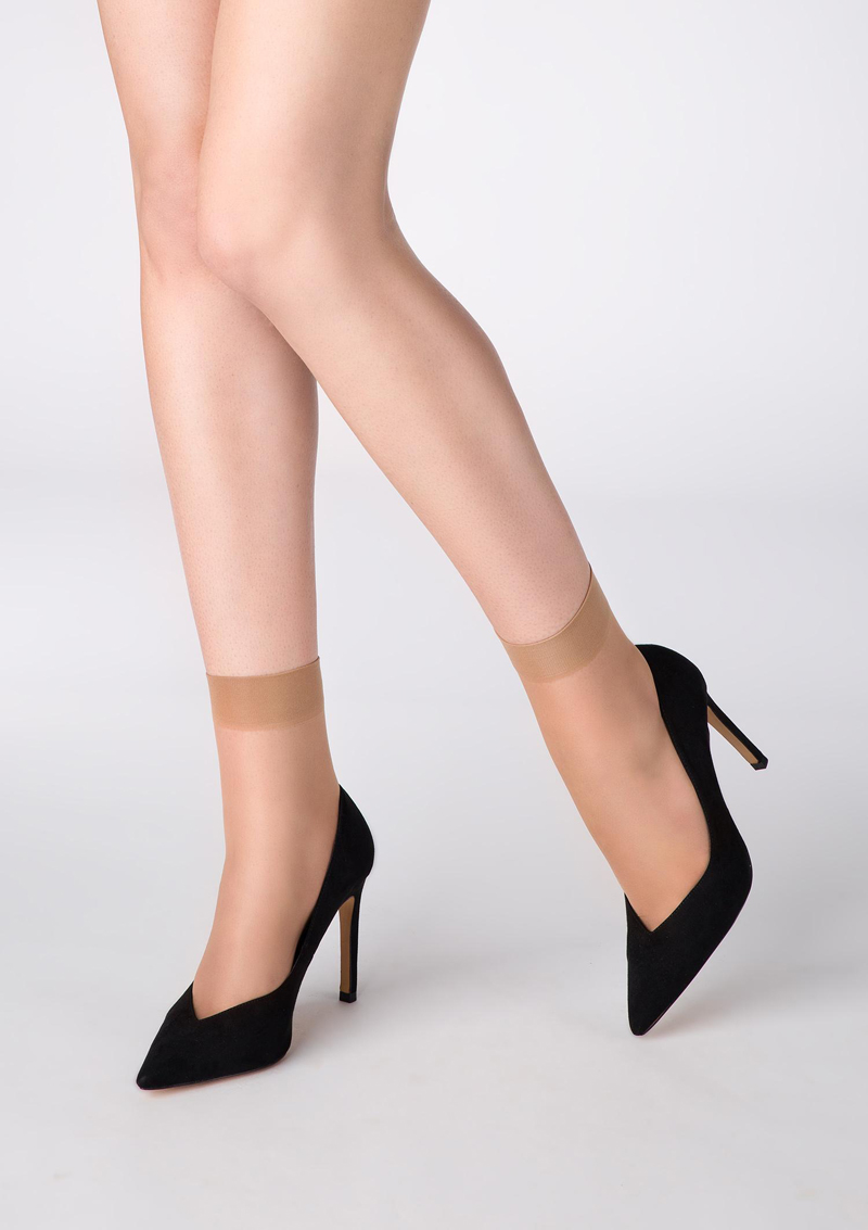 Transparent socks for women Marilyn Petki 15 (2 pack) visone-image