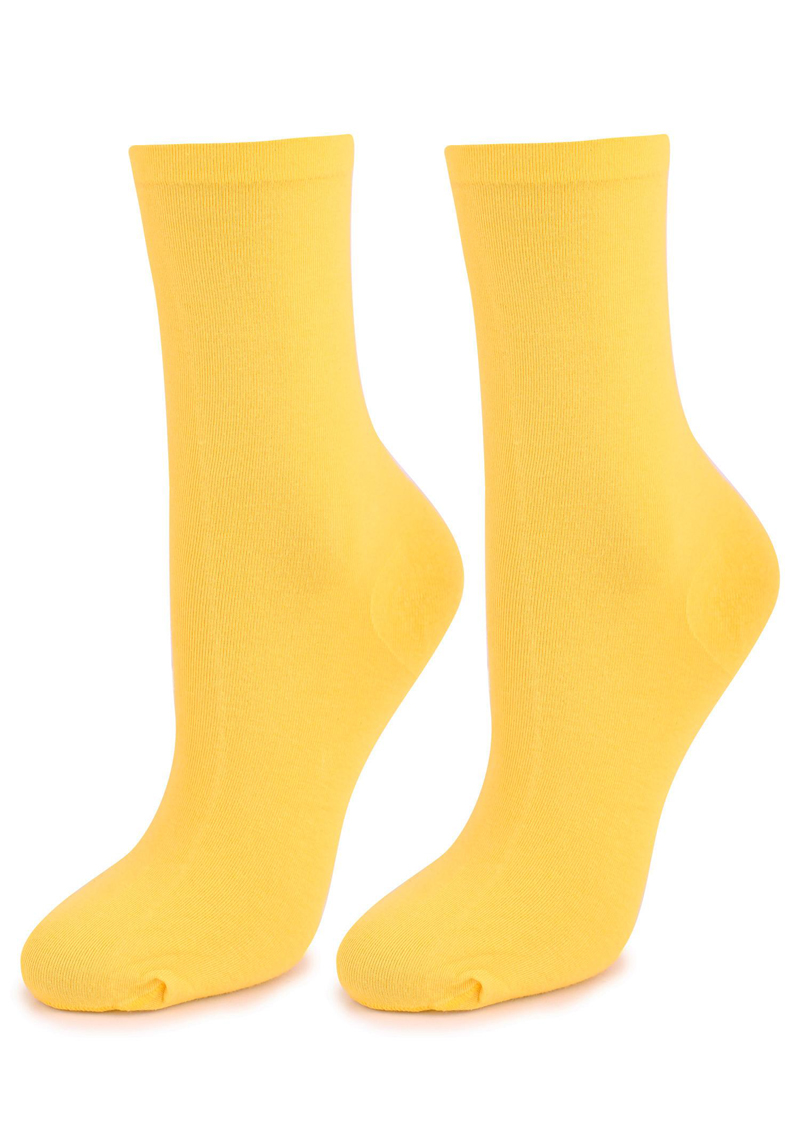 Cotton socks long for women Marilyn Forte 58 intense limone-image