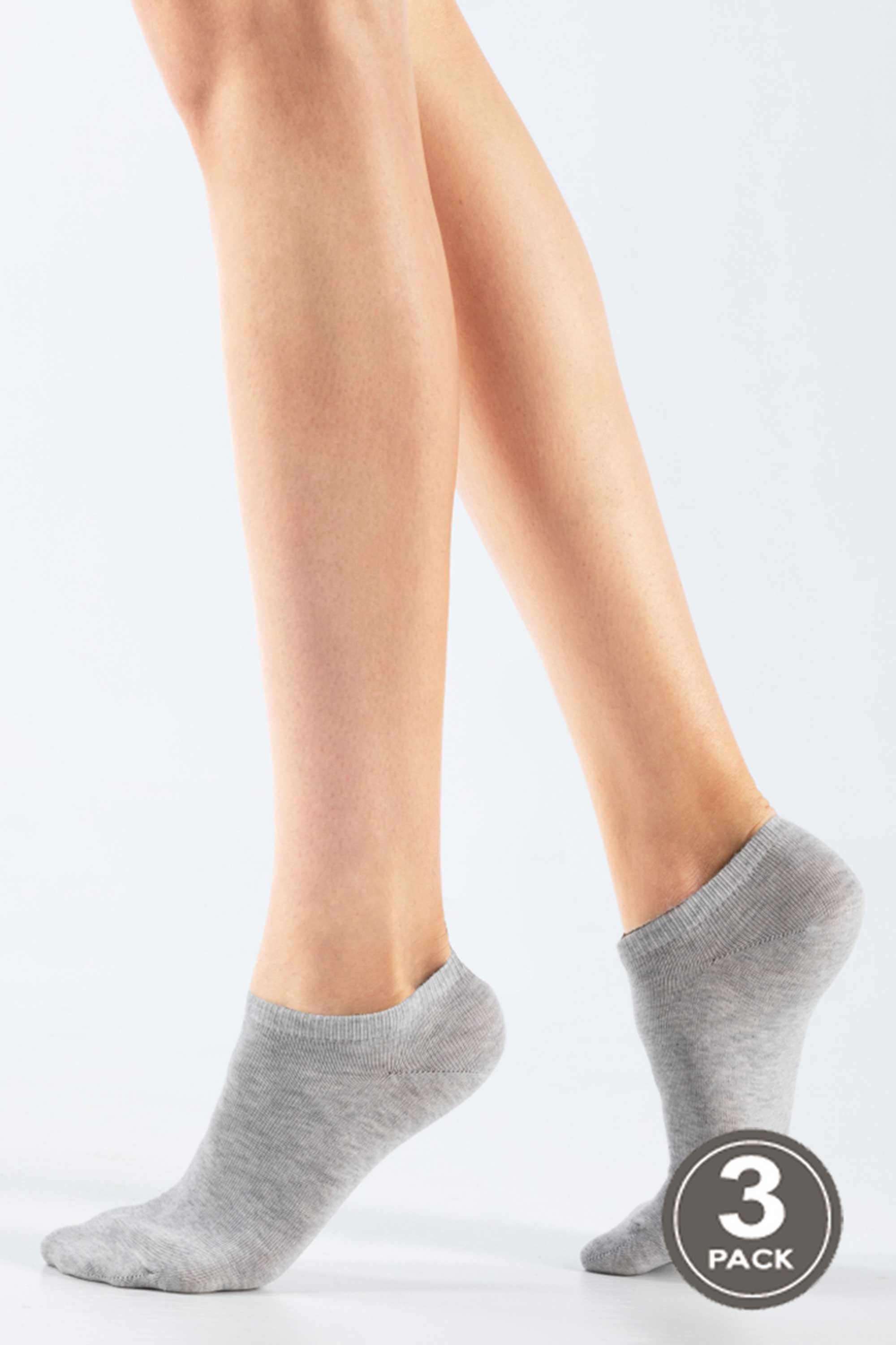 Cotton socks for women Legs 6 Socks low (3 pack) melange-image