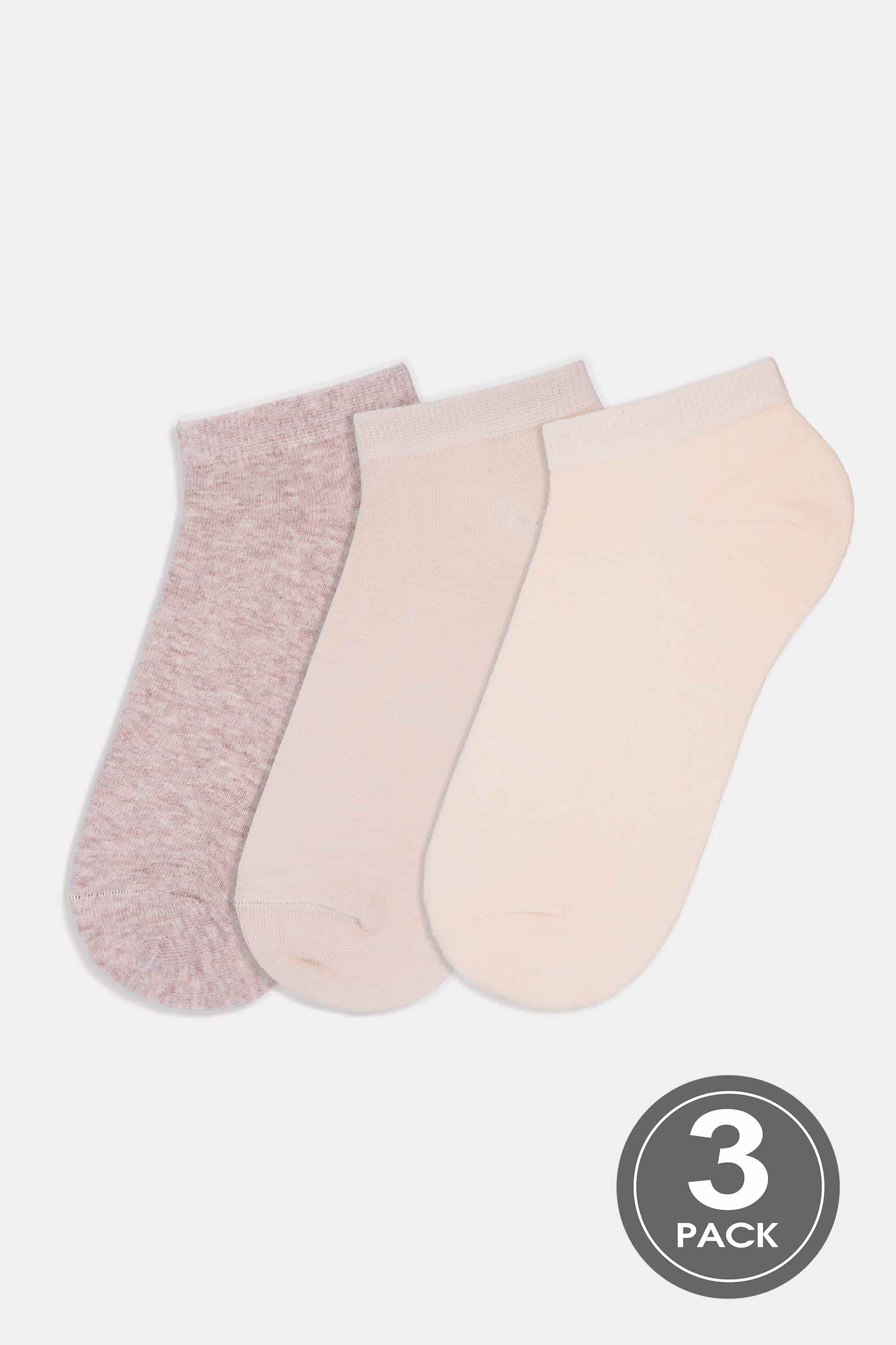 Cotton socks for women Legs 6 Socks low (3 pack) panna/ecrui/latte-image