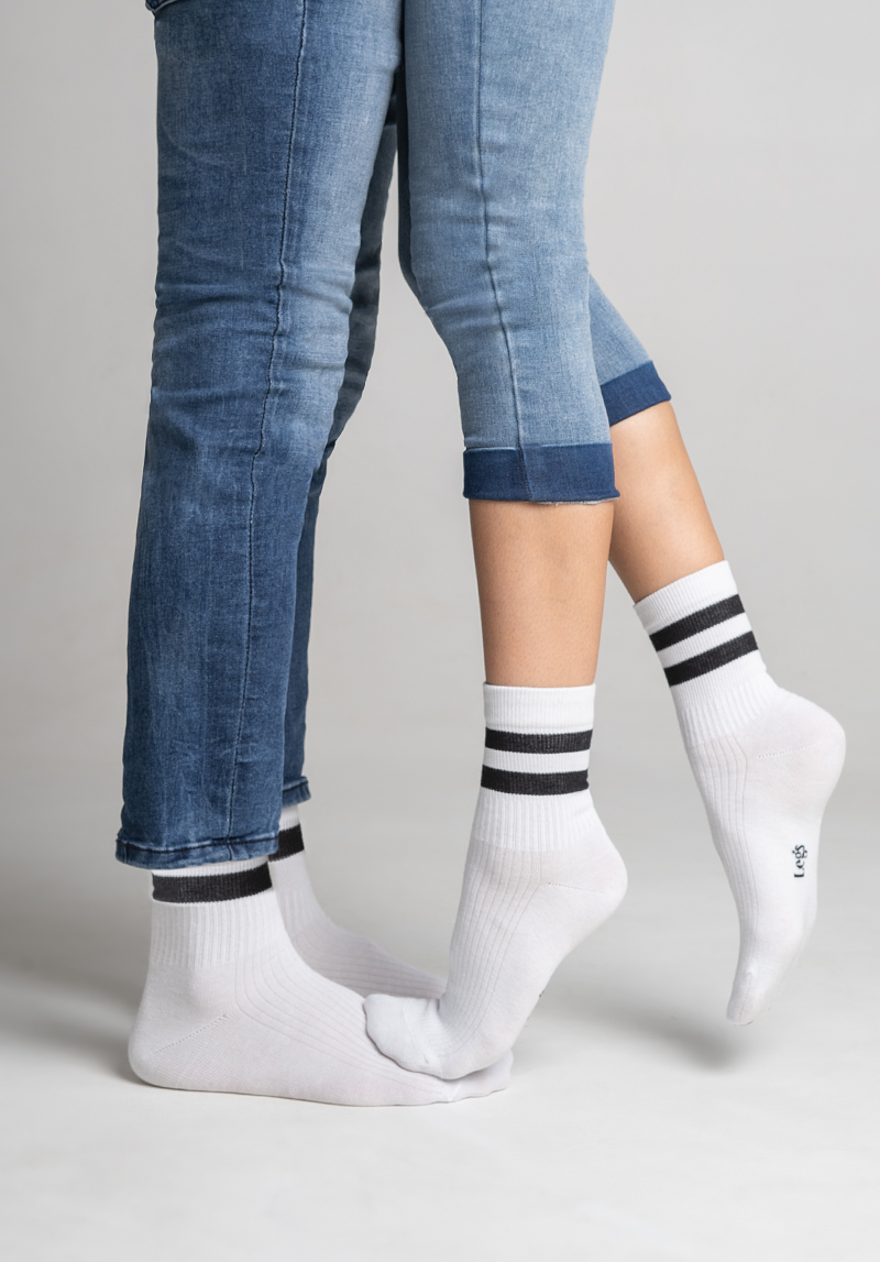 Cotton socks long unisex Legs 81 Socks active bianco-image